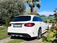 Usata Mercedes C180 Premium 156 CV (114 kW) 2015 Bianco Station wagon