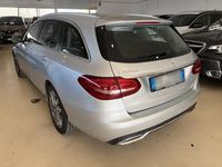 Usata Mercedes C220 Premium 169 CV (124 kW) 2017 Argento Station wagon