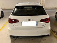 Usata Audi A3 S-Line 150 CV (110 kW) 2015 Bianco Berlina