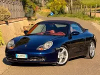 Usata Porsche 911 Carrera Cabriolet 300 CV (220 kW) 2001 Blu/azzurro Cabrio