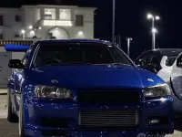 Usata Nissan Skyline 300 CV (220 kW) 1999 Blu Coupé
