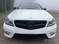 Usata Mercedes C220 Avantgarde 169 CV (124 kW) 2015 Bianco Coupé