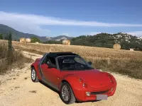 Usata Smart Roadster 82 CV (60 kW) 2003 Rosso Cabrio