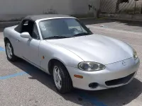 Usata Mazda MX5 110 CV (80 kW) 2001 Argento Cabrio