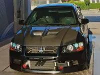 Usata Mitsubishi Lancer 280 CV (205 kW) 2001 Nero Berlina