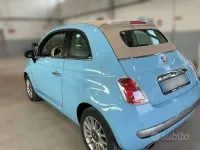 Usata Fiat 500C Lounge 69 CV (50 kW) 2012 Azzurro volare Cabrio