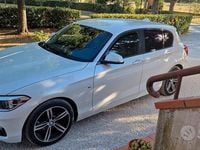 Usata BMW 120 Sport Line 190 CV (139 kW) 2015 Bianco Utilitaria