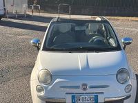 Usata Fiat 500C Lounge 69 CV (50 kW) 2009 Bianco Cabrio