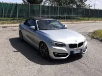 Usata BMW 220 Sport Line 190 CV (139 kW) 2016 Argento Cabrio