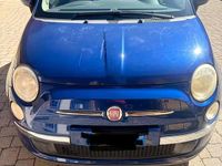 Usata Fiat 500 Lounge 69 CV (50 kW) 2009 Blu Cabrio