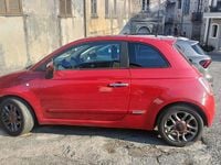 Usata Fiat 500 100 CV (73 kW) 2009 Rosso Cabrio