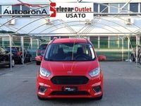 Usata Ford Tourneo Courier 75 CV (55 kW) 2019 Gr3a rosso shiraz metallizzato Monovolume