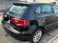 Usata Audi A3 150 CV (110 kW) 2017 Nero Berlina