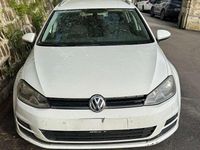 Usata VW Golf VII 110 CV (80 kW) 2014 Bianco Station wagon