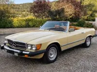 Usata Mercedes SL450 217 CV (159 kW) 1980 Giallo Cabrio