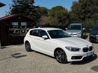 Usata BMW 118 Sport Line 150 CV (110 kW) 2017 Bianco Utilitaria