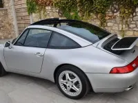 Usata Porsche 993 286 CV (210 kW) 1996 Arktissilber met (92u) Cabrio