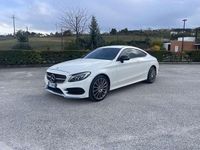 Usata Mercedes C250 Premium Plus 204 CV (150 kW) 2016 Bianco Coupé