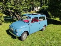Usata Fiat 500 1960 Blu Station wagon