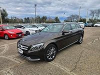 Usata Mercedes C180 Exclusive 136 CV (100 kW) 2015 Marrone Station wagon