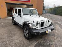 Usata Jeep Wrangler Unlimited Sahara 200 CV (147 kW) 2018 Bianco SUV