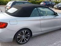 Usata BMW 220 Sport Line 190 CV (139 kW) 2015 Argento Cabrio