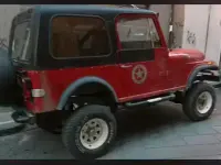 Usata Jeep CJ 1982 Rosso Cabrio