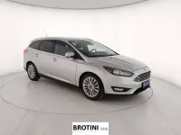 Usata Ford Focus Titanium 120 CV (88 kW) 2016 Argento metallizzato Station wagon