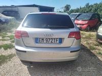 Usata Audi A3 Ambition 105 CV (77 kW) 2012 Argento Berlina
