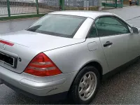 Usata Mercedes SLK200 136 CV (100 kW) 1997 Argento Cabrio
