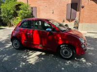 Usata Fiat 500 Pop 69 CV (50 kW) 2009 Rosso Cabrio