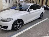 Usata BMW 218 Sport Line 150 CV (110 kW) 2017 Bianco Coupé