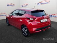 Usata Nissan Micra Tekna 90 CV (66 kW) 2019 Rosso Utilitaria