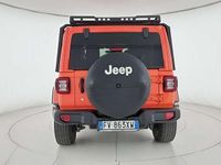 Usata Jeep Wrangler Unlimited Sahara 200 CV (147 kW) 2019 Arancione SUV