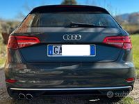Usata Audi A3 Design 150 CV (110 kW) 2018 Grigio Berlina