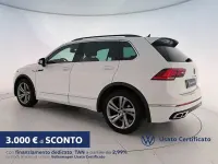 Usata VW Tiguan R-line 150 CV (110 kW) 2022 Pure white SUV