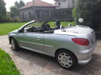 Usata Peugeot 206 CC 109 CV (80 kW) 2004 Argento Cabrio