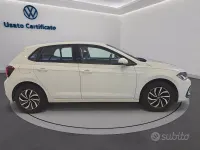 Usata VW Polo Life 95 CV (69 kW) 2023 Bianco Utilitaria
