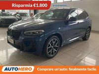 Usata BMW X3 M Sport 190 CV (139 kW) 2023 Blu/azzurro SUV