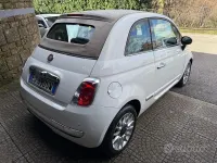 Usata Fiat 500C Lounge 69 CV (50 kW) 2011 Bianco Cabrio