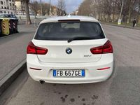 Usata BMW 118 Efficient Dynamics 150 CV (110 kW) 2015 Bianco Utilitaria