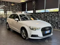 Usata Audi A3 Sport 116 CV (85 kW) 2018 Bianco Berlina
