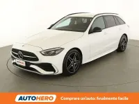 Usata Mercedes C200 AMG line 204 CV (150 kW) 2021 Bianco Station wagon