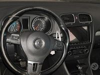 Usata VW Golf VI 122 CV (89 kW) 2010 Bianco Utilitaria