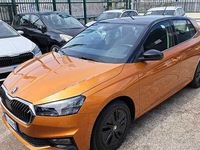 Usata Skoda Fabia Style 95 CV (69 kW) 2022 Arancione Utilitaria