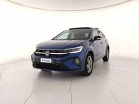 Usata VW Taigo R-line 110 CV (80 kW) 2022 Reef blue metallizzato deep black perlat SUV