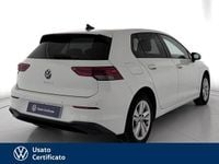 Usata VW Golf VII Life 130 CV (95 kW) 2020 Bianco