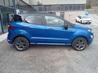 Usata Ford Ecosport ST-Line 125 CV (91 kW) 2018 Blu con tetto nero SUV