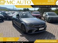Usata Mercedes C200 Premium 184 CV (135 kW) 2021 Grigio Cabrio