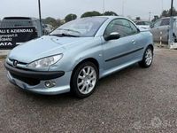 Usata Peugeot 206 CC 88 CV (64 kW) 2004 Blu Cabrio
